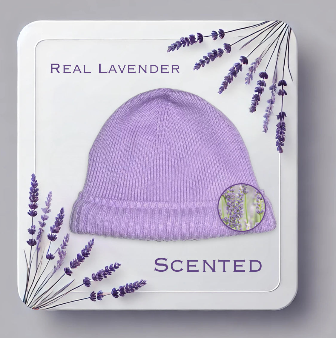 Lavender Aromatherapy Beanie